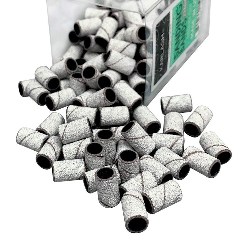 Karlash Professional Nail Sanding Bands Zebra Medium Grit File + Free 2 Mandrel (1 Pack) - Image 3